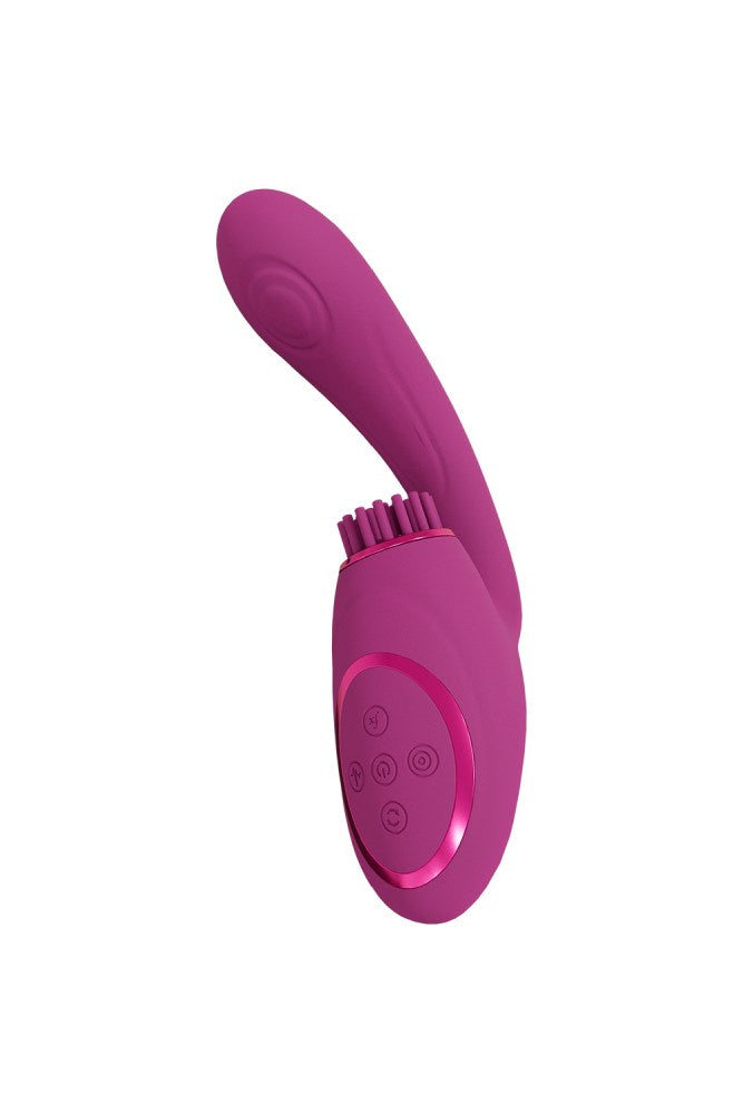 Shots Toys - VIVE - Gen Dual Vibrator With Pulse Wave - Pink - Stag Shop