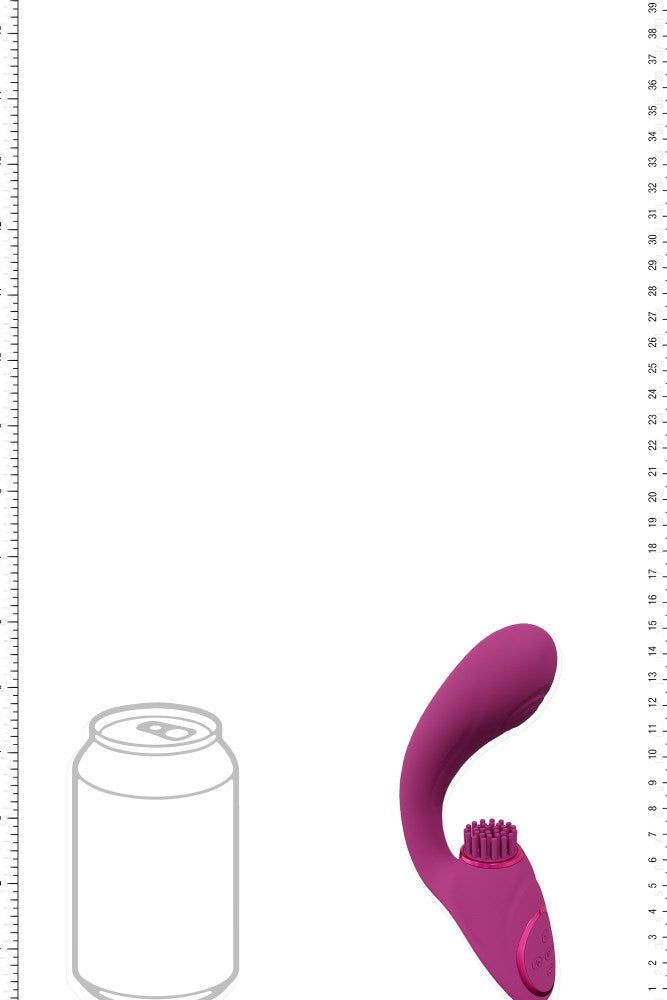 Shots Toys - VIVE - Gen Dual Vibrator With Pulse Wave - Pink - Stag Shop