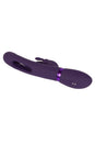 Shots Toys - VIVE - Mika Rabbit Vibrator With G-Spot Flapper - Purple - Stag Shop