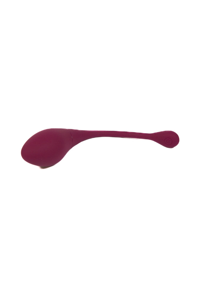 Shots Toys - Innovation - Twitch 2 Remote Egg Vibrator & Clitoral Stimulator Set - Burgundy - Stag Shop