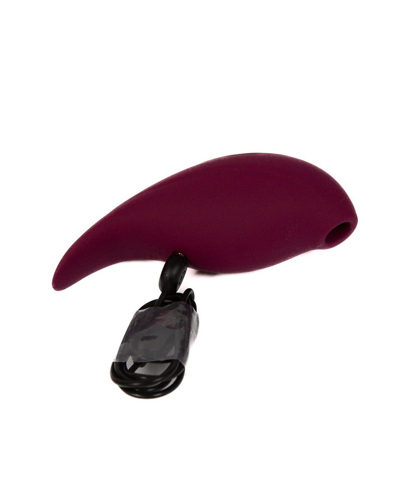Shots Toys - Innovation - Twitch 2 Remote Egg Vibrator & Clitoral Stimulator Set - Burgundy - Stag Shop