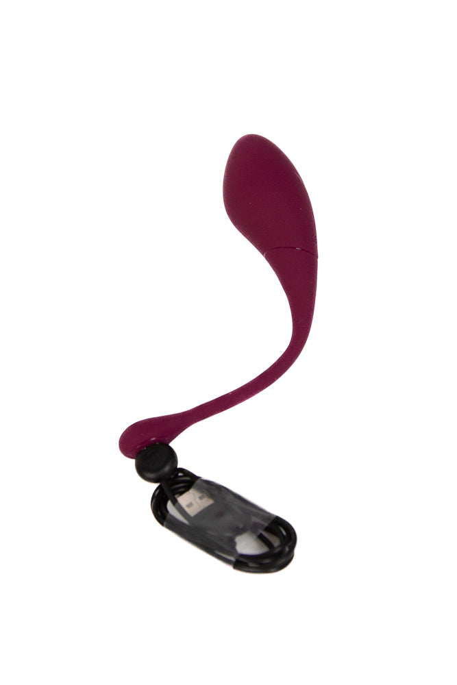 Shots Toys - Innovation - Twitch 2 Remote Egg Vibrator & Clitoral Stimulator Set - Burgundy - Stag Shop