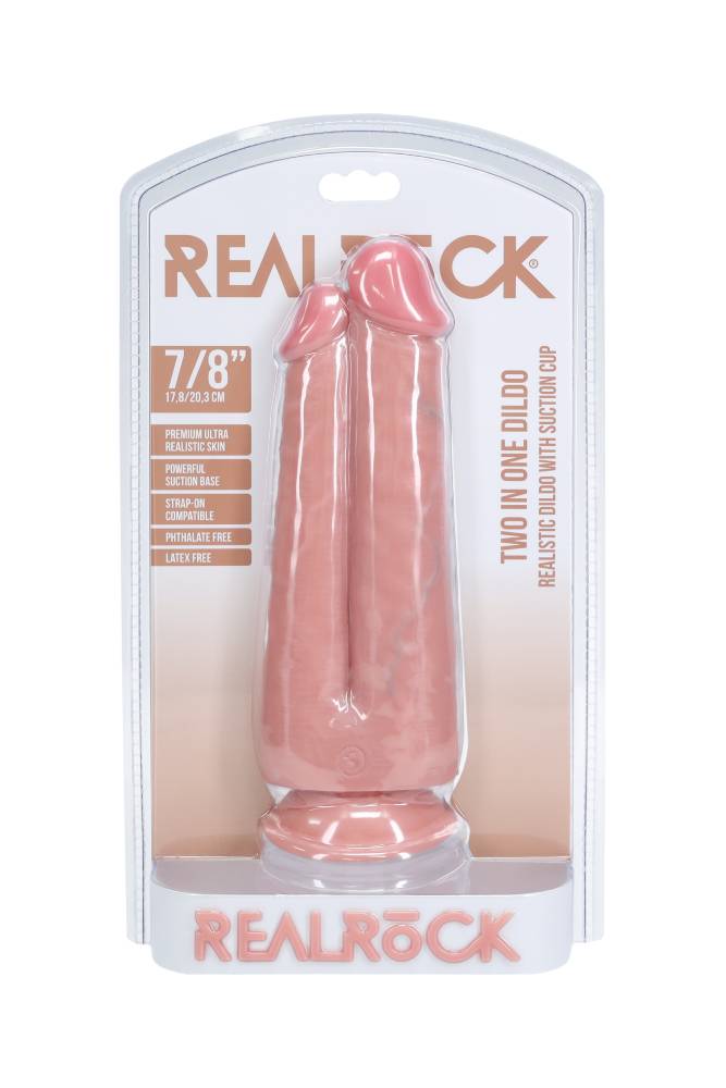 Shots Toys - Real Rock - Two in One 7/8" Dildo - Various Colours - Stag Shop