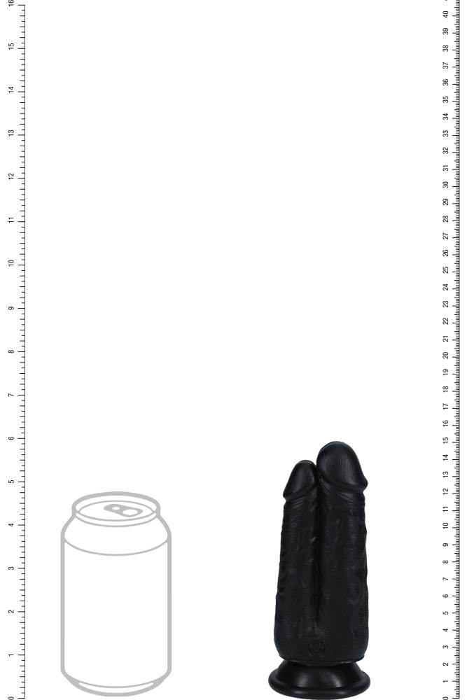 Shots Toys - Real Rock - Two in One 5/6" Dildo - Various Colours - Stag Shop