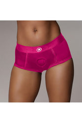 Ouch by Shots Toys - Vibrating Strap-on Brief - Various Sizes & Colours - Stag Shop