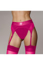 Ouch by Shots Toys - Vibrating Strap-on Thong with Adjustable Garters - Various Sizes & Colours - Stag Shop