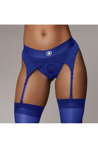Thumbnail for Ouch by Shots Toys - Vibrating Strap-on Thong with Adjustable Garters - Various Sizes & Colours - Stag Shop