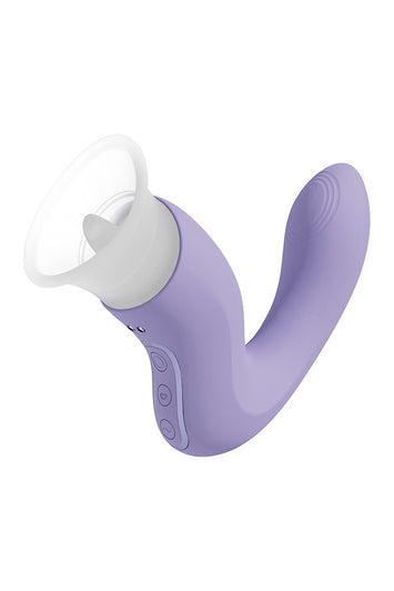 Shots Toys - VIVE Callalily G-Spot Vibrator & Breast Pump With Tongue - Stag Shop