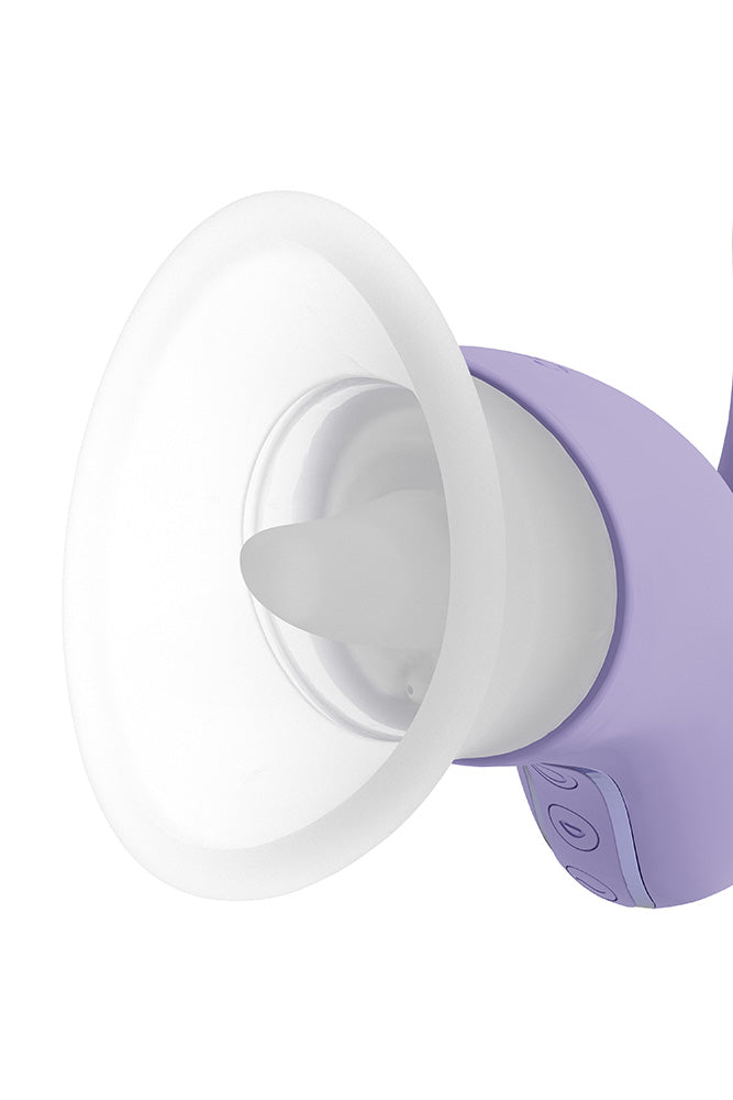 Shots Toys - VIVE Callalily G-Spot Vibrator & Breast Pump With Tongue - Stag Shop
