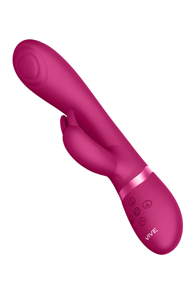 Shots Toys - VIVE - Cato Pulse G-spot Rabbit Vibrator - Pink - Stag Shop