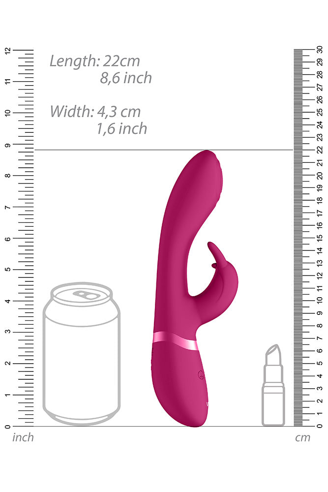 Shots Toys - VIVE - Cato Pulse G-spot Rabbit Vibrator - Pink - Stag Shop