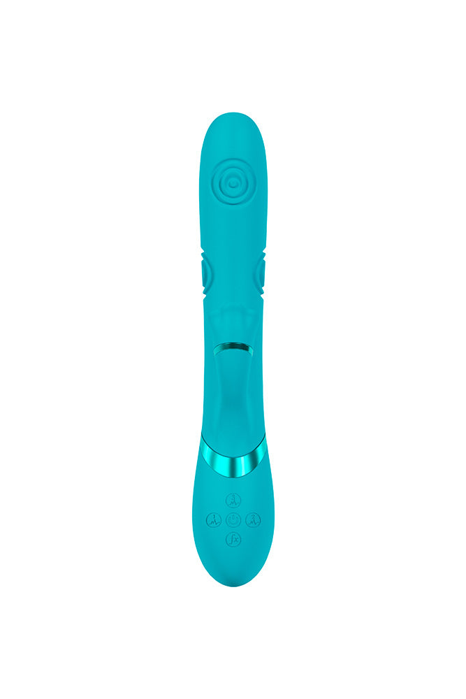 Shots Toys - VIVE - Fiore Dual Vibrator With G-Sport Air Wave & Tapping Stimulator - Stag Shop