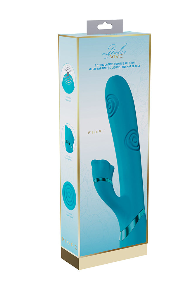Shots Toys - VIVE - Fiore Dual Vibrator With G-Sport Air Wave & Tapping Stimulator - Stag Shop