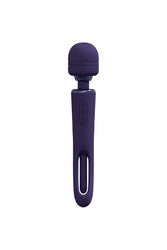 Shots Toys - VIVE - Kiku - Double Wand Vibrator with G-Spot Flapper - Purple - Stag Shop