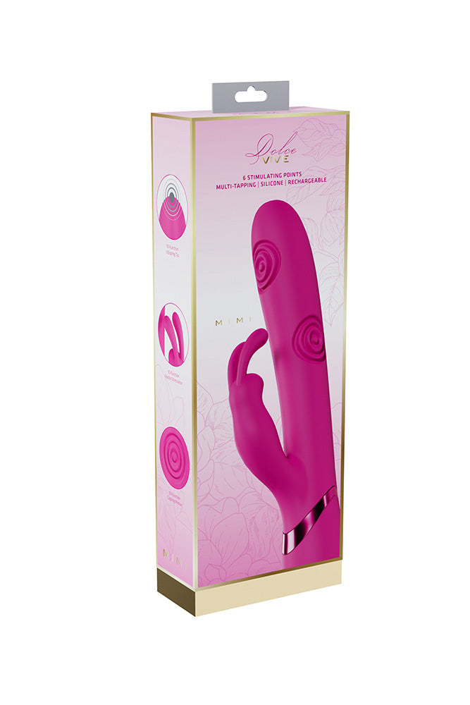 Shots Toys - VIVE - Mimi Rabbit Vibrator with Tapping Stimulator - Stag Shop
