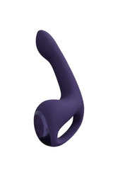 Shots Toys - VIVE - Riko Triple Thumper with Finger Motion Vibrator - Purple - Stag Shop