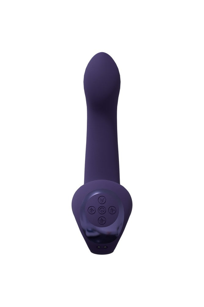 Shots Toys - VIVE - Riko Triple Thumper with Finger Motion Vibrator - Purple - Stag Shop