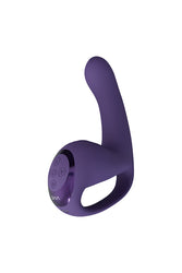 Shots Toys - VIVE - Riko Triple Thumper with Finger Motion Vibrator - Purple - Stag Shop