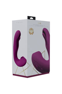 Thumbnail for Shots Toys - VIVE -Yuna Dual Vibrator With Air Pulse & Flapping G-Spot Stimulator - Pink - Stag Shop