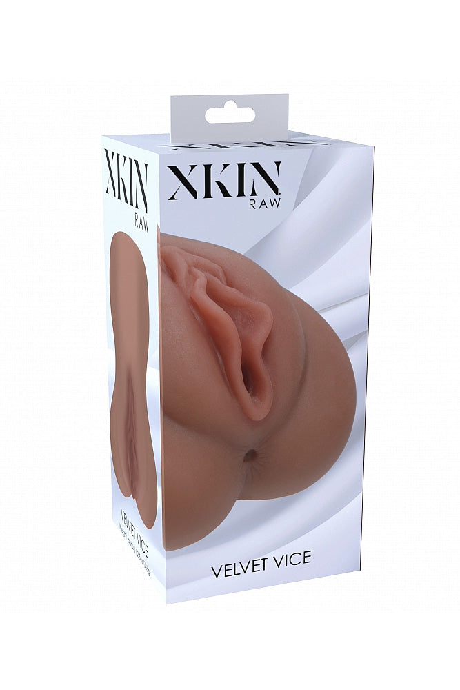Shots Toys - Xkin - Raw - Velvet Vice Stroker - Stag Shop