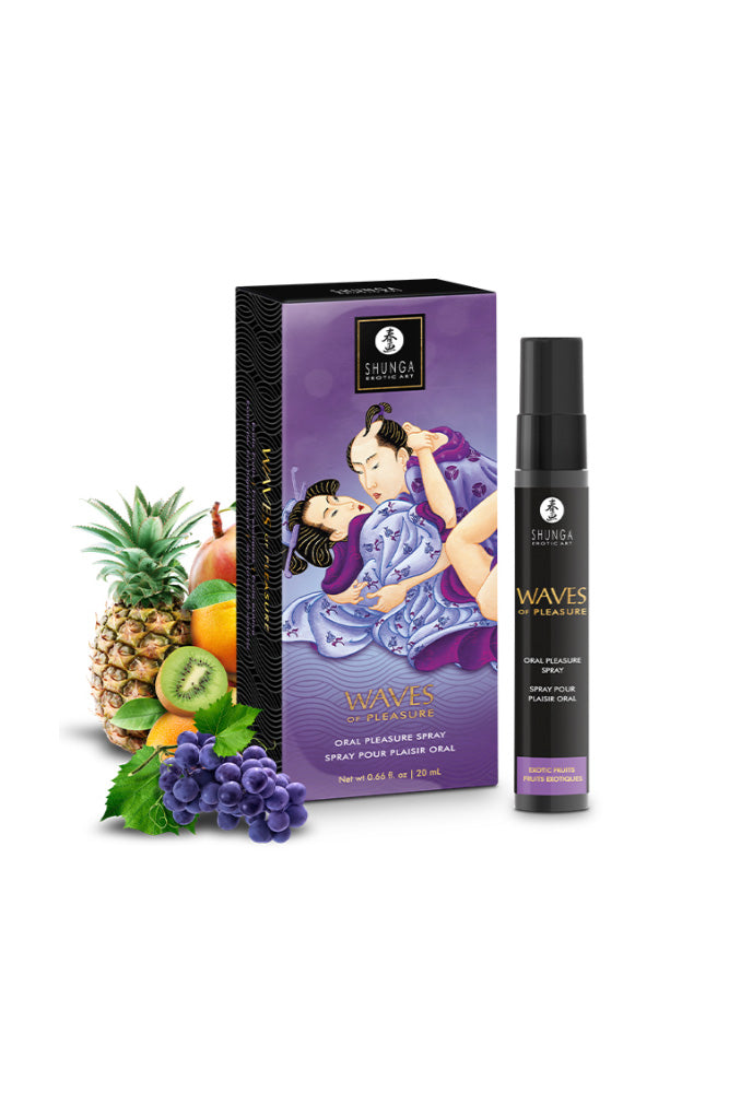 Shunga - Waves Of Pleasure Flavoured Oral Sex Spray - Stag Shop
