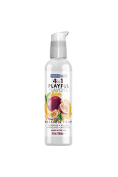 Swiss Navy - 4 in 1 Playful Flavors Flavored Lubricant - Wild Passion Fruit - 4oz - Stag Shop