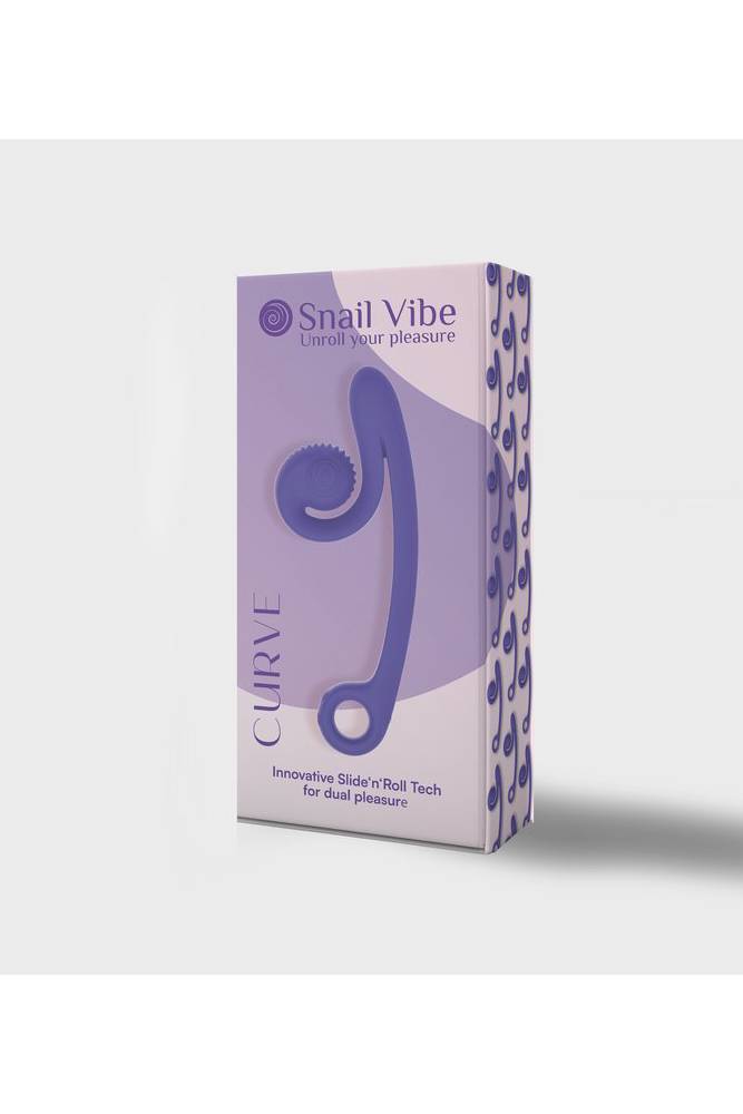 Snail Vibe - Curve Dual Vibrator - Purple - Stag Shop