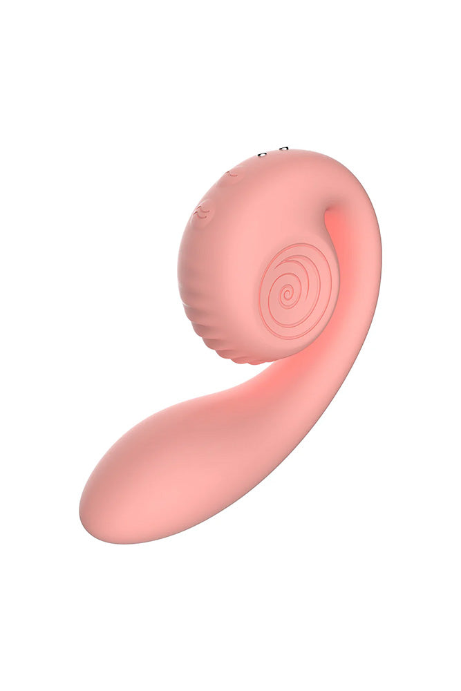 Snail Vibe - Gizi Dual Vibrator - Peach - Stag Shop