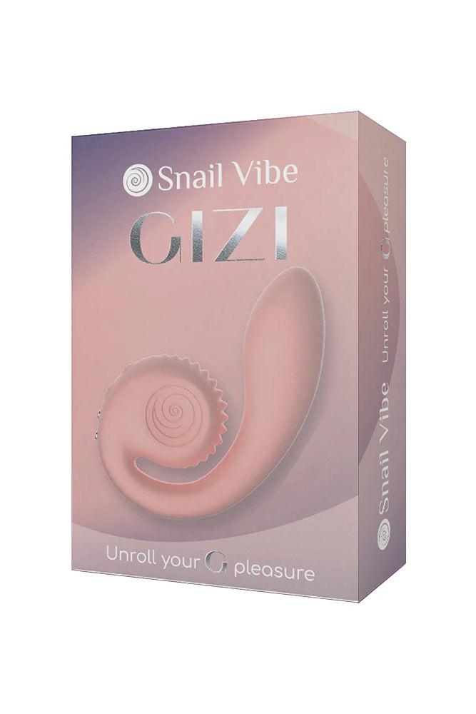 Snail Vibe - Gizi Dual Vibrator - Peach - Stag Shop
