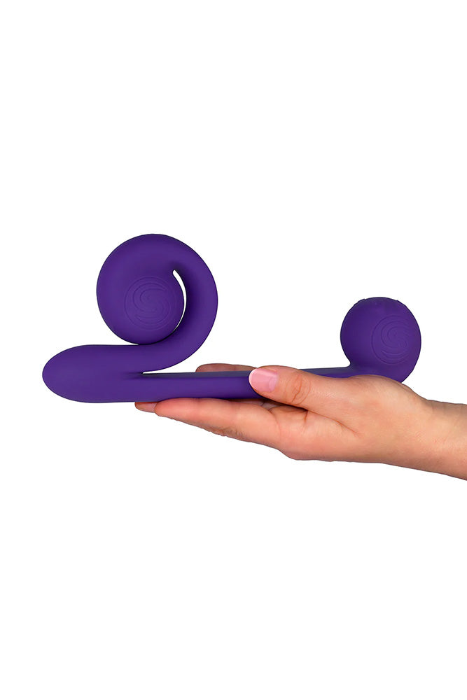 Snail Vibe - Curve Dual Vibrator - Purple - Stag Shop