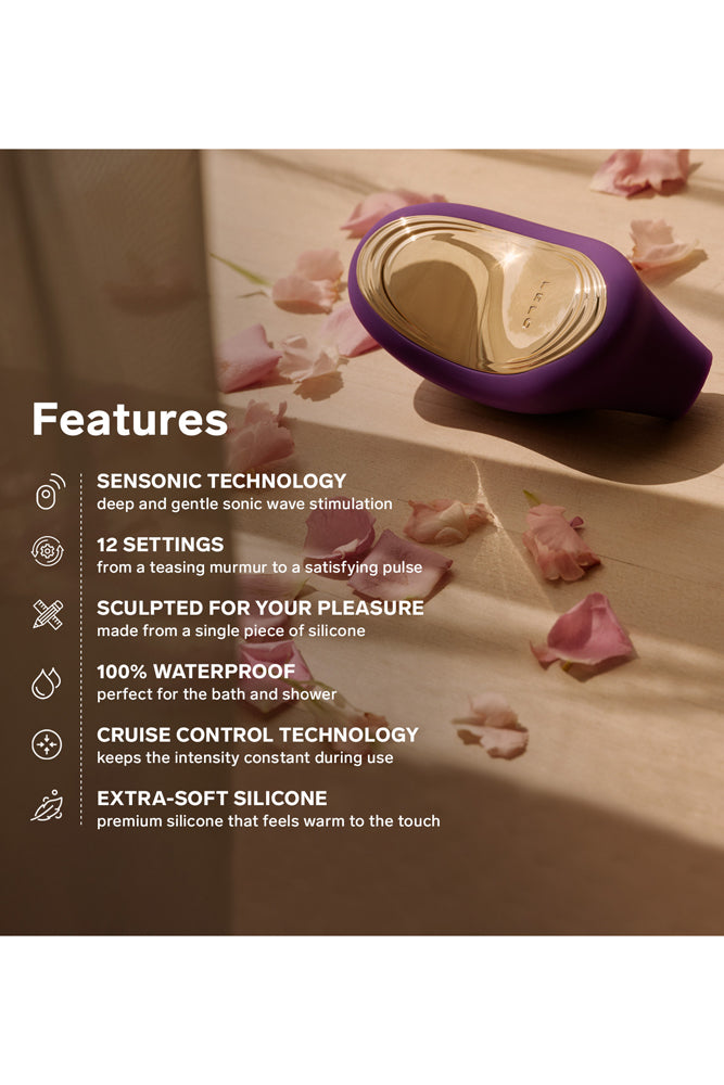 Lelo - Sona 2 Cruise Clitoral Stimulator - Purple - Stag Shop
