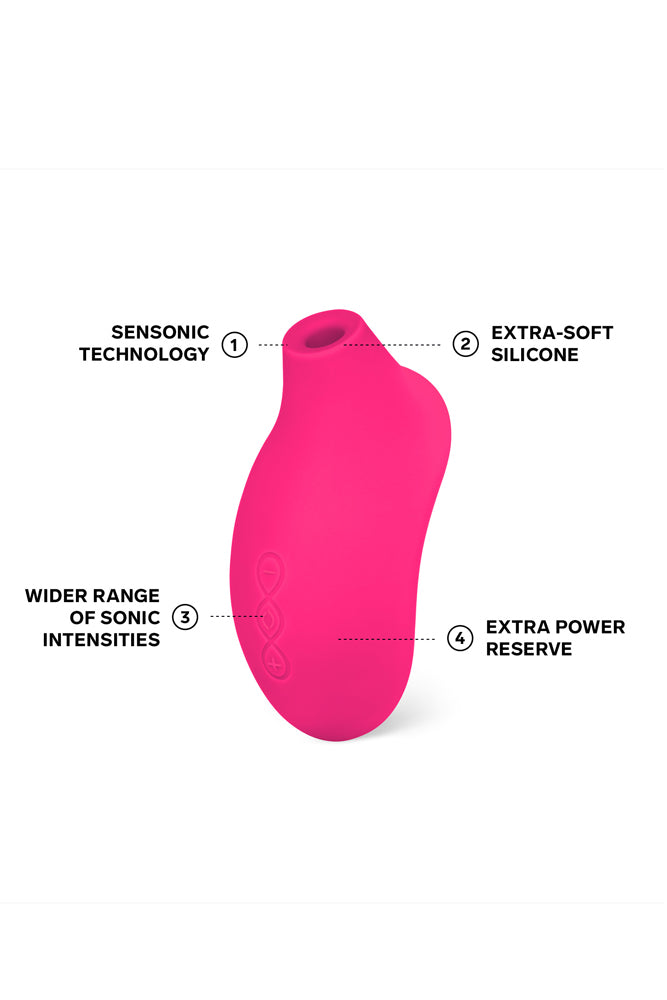 Lelo - Sona 2 Cruise Clitoral Stimulator - Cerise - Stag Shop