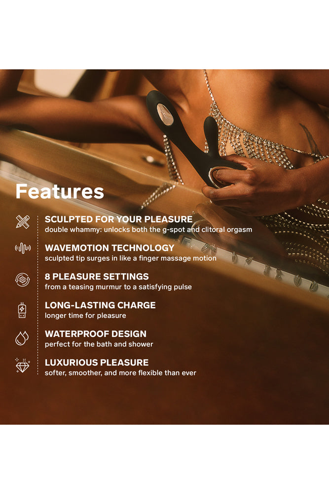 Lelo - Soraya Wave Rabbit Vibrator - Deep Rose - Stag Shop