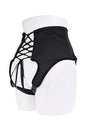 Sportsheets - High Waisted Corset Strap-On - Black - Stag Shop