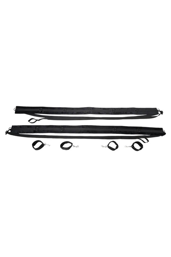 Sportsheets - No Matter Where Bondage Restraint System - Black - Stag Shop