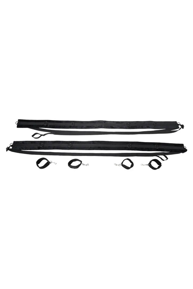 Sportsheets - No Matter Where Bondage Restraint System - Black - Stag Shop