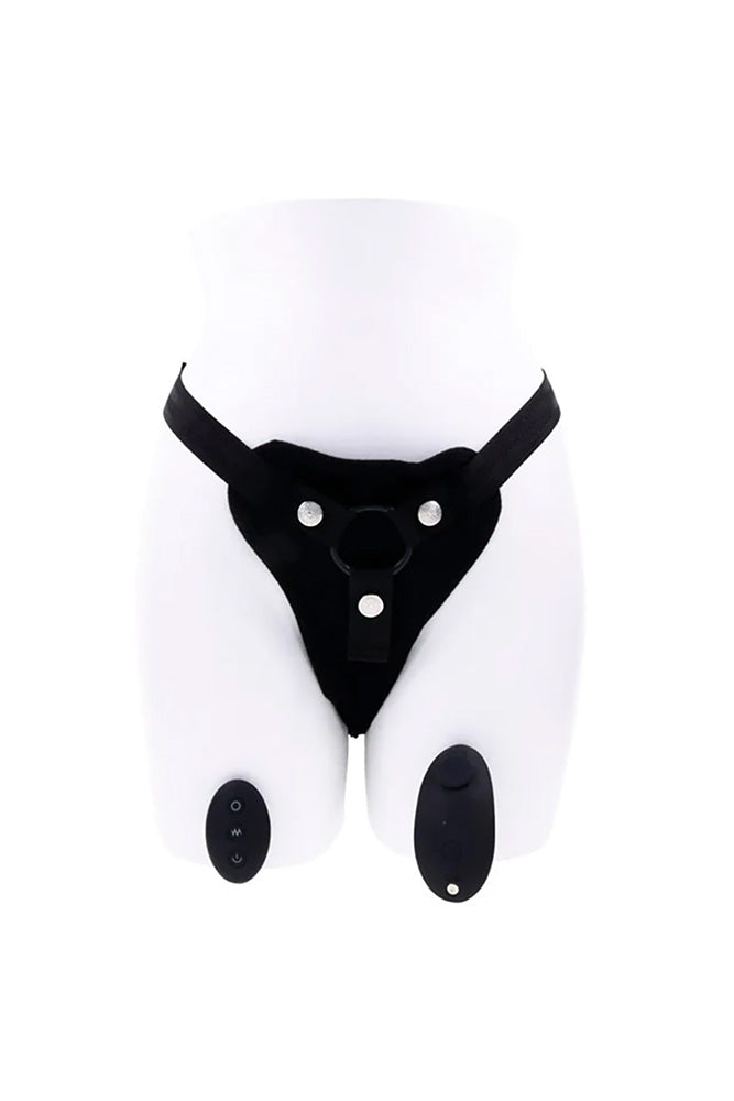 Sportsheets - Hidden Pocket Strap-On and Remote Control Vibrator Set - Stag Shop