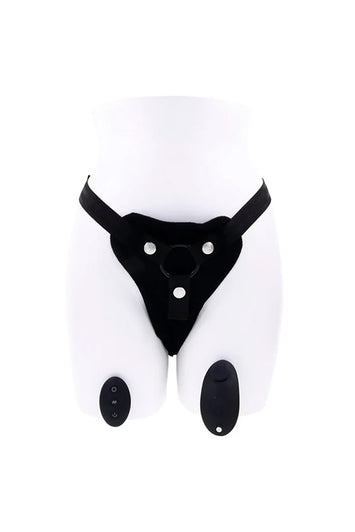 Sportsheets - Hidden Pocket Strap-On and Remote Control Vibrator Set - Stag Shop