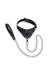 Sportsheets - Velvet Noir Collar & Leash - Stag Shop