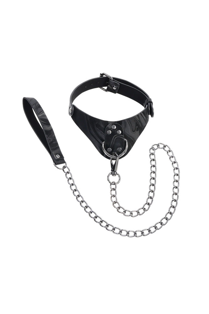 Sportsheets - Velvet Noir Collar & Leash - Stag Shop