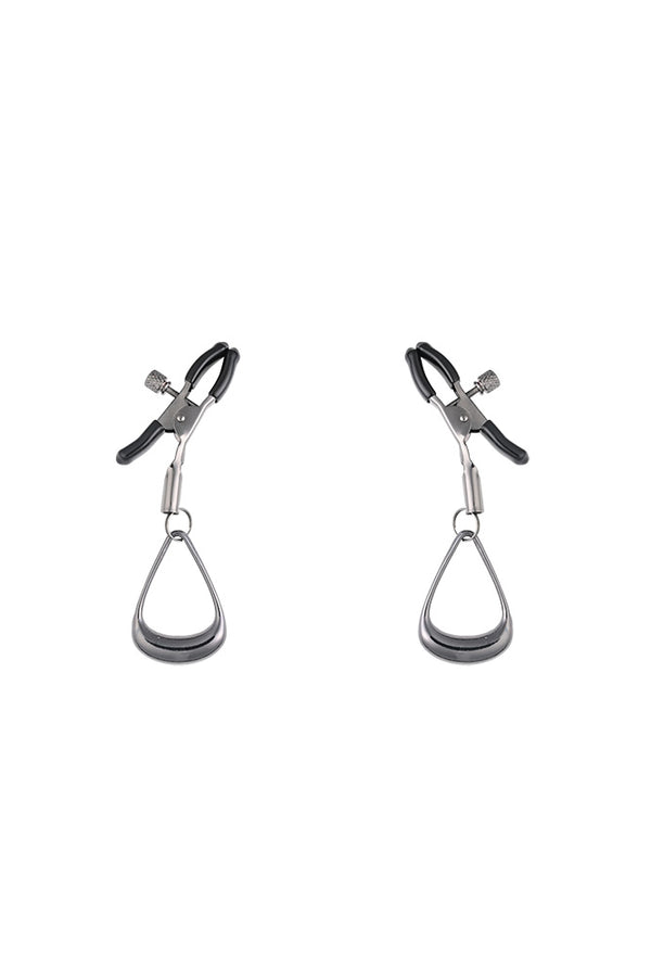 Sortsheets - Velvet Noir Tuggable Nipple Clamps - Stag Shop