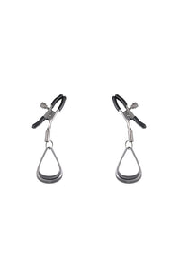 Thumbnail for Sortsheets - Velvet Noir Tuggable Nipple Clamps - Stag Shop