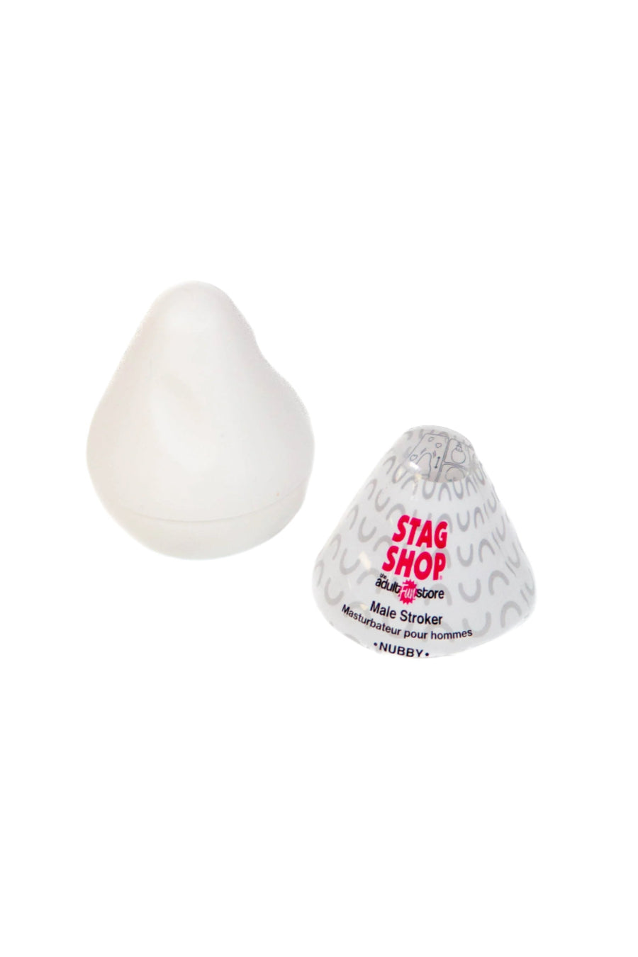 Stag Shop - Choke it to Yoke it Nubby Egg Masturbator - Clear - Stag Shop