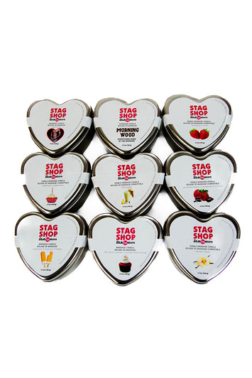 Stag Shop - Heart Massage Candle 4.7oz - Assorted Scents - Stag Shop
