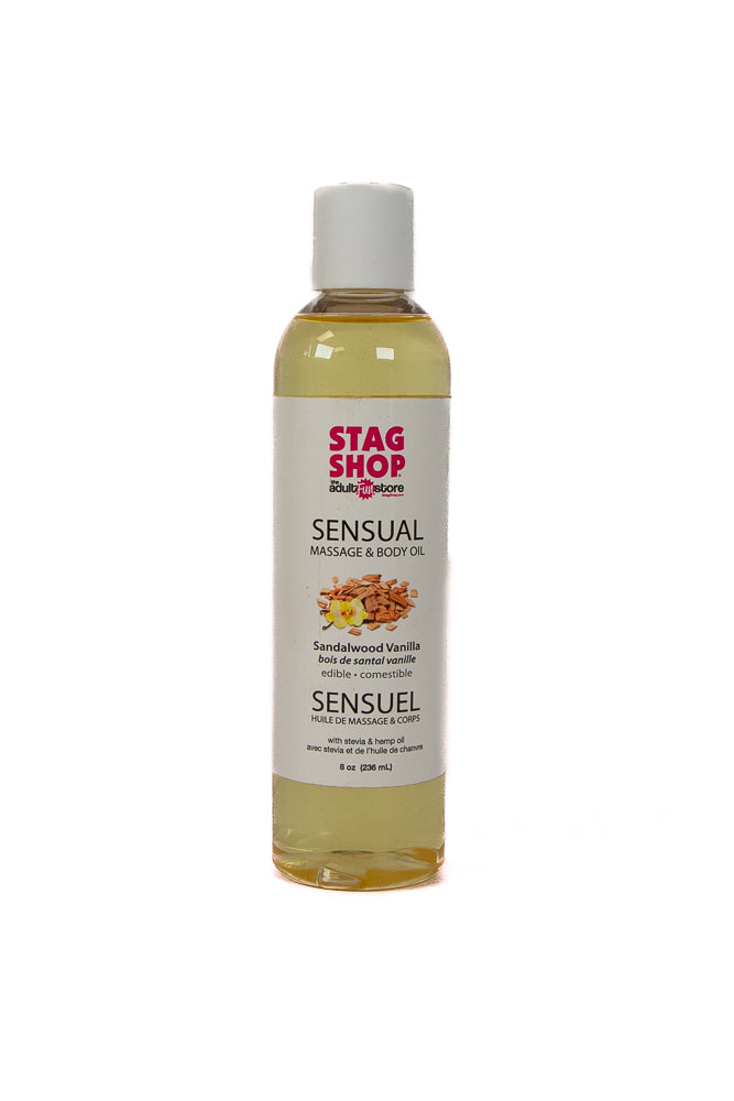Stag Shop - Massage & Body Oil - Assorted Sizes & Scents - Stag Shop
