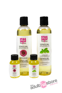 Thumbnail for Stag Shop - Massage & Body Oil - Assorted Sizes & Scents - Stag Shop
