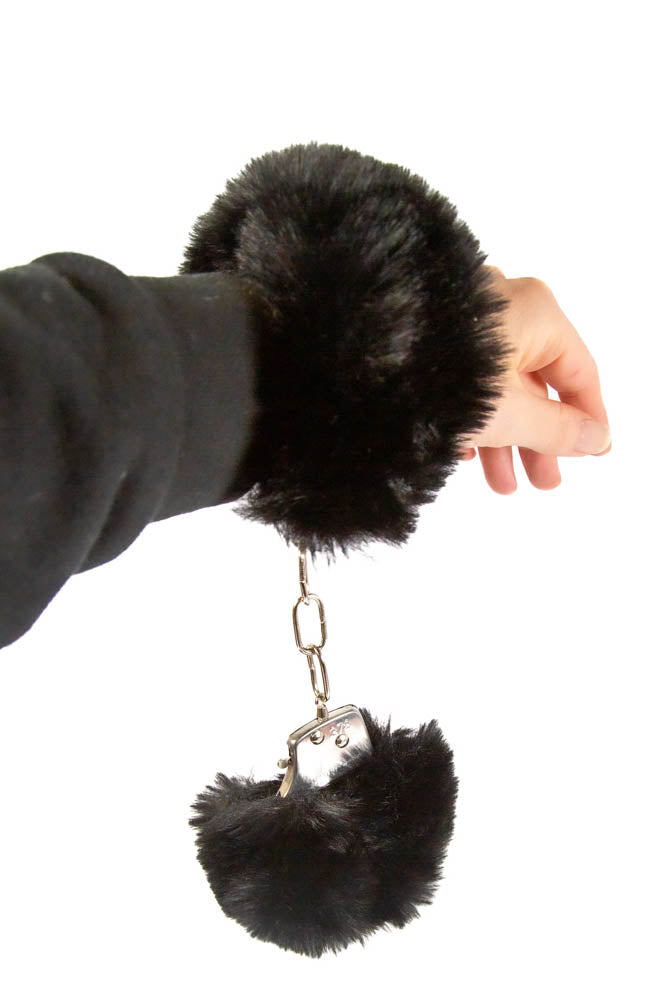 Stag Shop - Metal Ultra Fur Handcuffs - Various Colours - Stag Shop