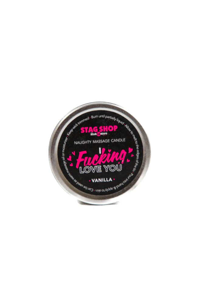 Stag Shop - Mini Naughty Massage Candle - Vanilla Scented - Various Styles - Stag Shop