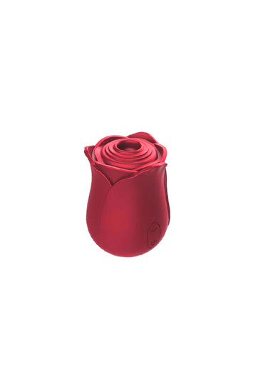 Stag Shop - Wild Rose Vibrator Air Pulse Clitoral Stimulator - Red - Stag Shop