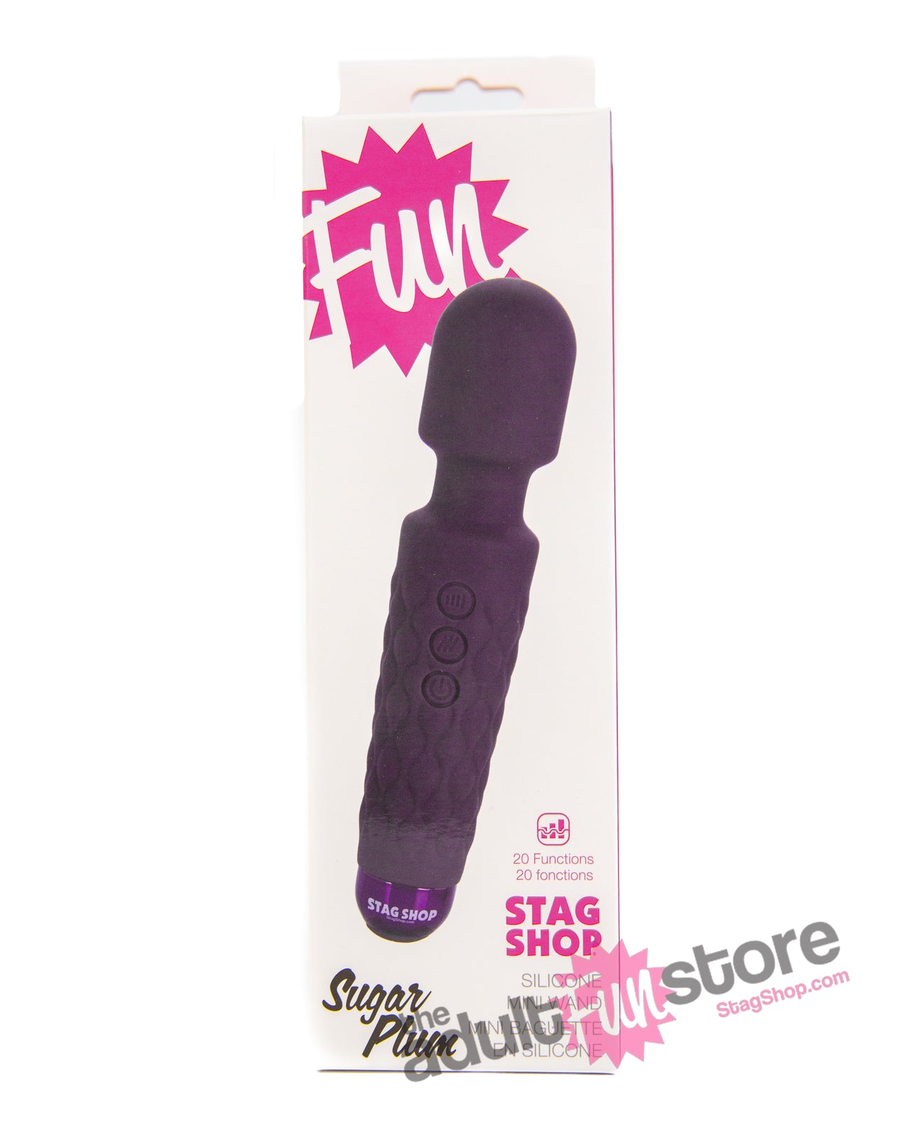 Stag Shop Sugar Plum Mini Massage Wand Purple